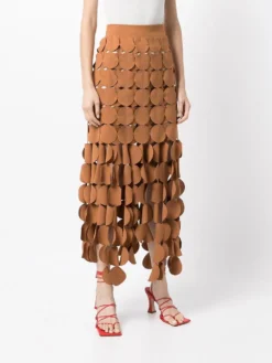 Autumn Fashion Chic Hollow Polka Dot Slim Fit Fringe Skirt -Women Fashion Shop 08406fff22aab9de