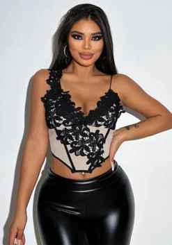 Spring Women's Vest Sexy Chic Slim Fit Lace Irregular Tunic Top 19 Spring Women's Vest Sexy Chic Slim Fit Lace Irregular Tunic Top -Women Fashion Shop 09e4bbb751e35337