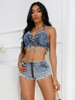 High Waist Stretch Summer Ripped Sexy Casual Women Denim Shorts 14 High Waist Stretch Summer Ripped Sexy Casual Women Denim Shorts -Women Fashion Shop 0a8c20707a7a9cd6