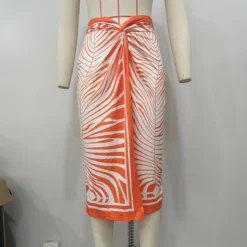 Print Irregular Long Skirt -Women Fashion Shop 0d23b7b0f52b3878