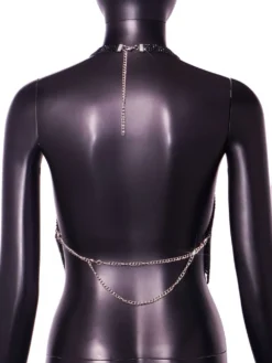 Sexy Nightclub Metallic Sparkling Diamonds Low Back Square Neck Camisole -Women Fashion Shop 0dee01d972710991