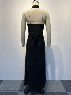 Sexy Solid Color Irregular One Piece Multi-Way Lace-Up Maxi Dress -Women Fashion Shop 0e3d3df3eae73eaa