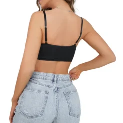 Women Lace Sexy Chest Wrap Underwire Patchwork Sparkling Diamond Chain Camisole -Women Fashion Shop 0e4df1edd071ea75