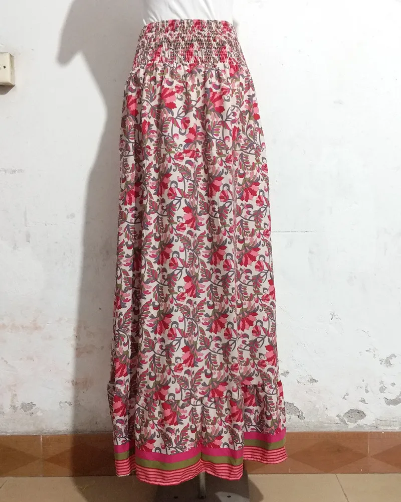 Women Printed Irregular Skirt 9 Women Printed Irregular Skirt - Image 7