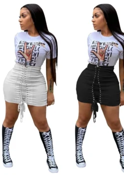 Summer Black Lace-Up High Waist Tight Mini Skirt 7 Summer Black Lace-Up High Waist Tight Mini Skirt -Women Fashion Shop 10506fcfeee31ddc