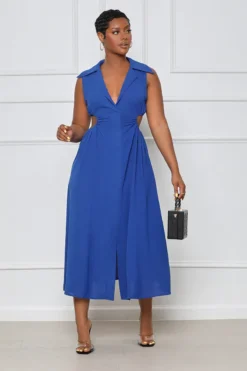 Women Casual Cutout Sleeveless Slit Dress 18 Women Casual Cutout Sleeveless Slit Dress -Women Fashion Shop 12f20574edfebd12