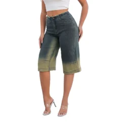 Mid-Waist Straight Elastic Loose Denim Pants -Women Fashion Shop 17e3fff6797cdffc