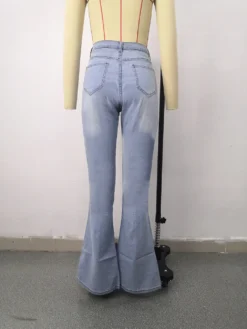 Denim Pants Women'S Jeans Elastic High Waist Slightly Flared Trousers 31 Denim Pants Women'S Jeans Elastic High Waist Slightly Flared Trousers -Women Fashion Shop 1d553d4f25895c17