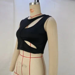 Women Summer Solid Small Vest Hollow Sexy Top -Women Fashion Shop 1e0e52473fb9dead