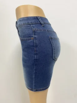 Summer Retro Slim Fit Women's Denim Shorts 21 Summer Retro Slim Fit Women's Denim Shorts -Women Fashion Shop 20d99968a2d014da