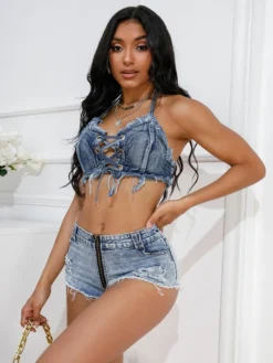 High Waist Stretch Summer Ripped Sexy Casual Women Denim Shorts 15 High Waist Stretch Summer Ripped Sexy Casual Women Denim Shorts -Women Fashion Shop 21c6d249eb4f8f70