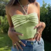 Women Strapless Striped Tank Top -Women Fashion Shop 2345dc6ef57aed6f