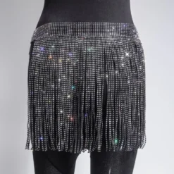 Sexy Black Bling Bling Rhinestone Fringe Tassels Night Club Skirt 31 Sexy Black Bling Bling Rhinestone Fringe Tassels Night Club Skirt -Women Fashion Shop 23b33097134d3ba8