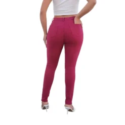 Women's Stretch Tight Fitting High Waist Washed Denim Pants -Women Fashion Shop 245e10efc6938988