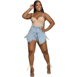 Women Button Denim Skirt -Women Fashion Shop 2535ee52fb9f96c9