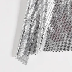 Women Irregular Sequin Vest Metal Chain Backless Top -Women Fashion Shop 25a4f61b5c7333ce