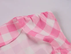 Women's Slim Waist Patchwork Sleeveless Pink Plaid Vintage A-Line Swing Dress 26 Women's Slim Waist Patchwork Sleeveless Pink Plaid Vintage A-Line Swing Dress -Women Fashion Shop 26341eee08a3a861