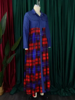 Women Casual Printed Turndown Collar Shirt Dress 26 Women Casual Printed Turndown Collar Shirt Dress -Women Fashion Shop 2940b4d71f8249fb