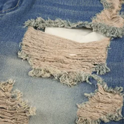 Women American Ripped Washed Loose Denim Straight Pants -Women Fashion Shop 2b9dd4981faab1cf