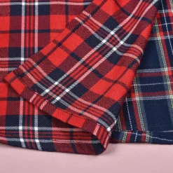 Patchwork Contrast Plaid Women's Skirt -Women Fashion Shop 2c7a1cf0ccada0c4