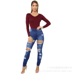 Women Summer Ripped Denim Pants -Women Fashion Shop 2d201c2d95889dc3