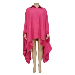 Plus Size Women's Autumn And Winter Fashion Irregular Cardigan Solid Color Loose Dress -Women Fashion Shop 2d6c2529781a87be