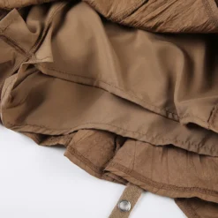 Fashion Low-Waist Metal Buckle Belt Irregular Ribbon Skirt -Women Fashion Shop 2dd2cec877d05c85