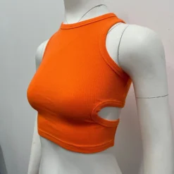 Women Summer Hollow Sleeveless Crop Top -Women Fashion Shop 2e3e8f03393ef65c