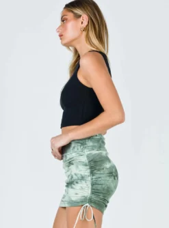 Women's Knitted Skirt Rib Drawstring Sexy Tie Dye Slim Skirt -Women Fashion Shop 2f819d53de947483