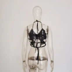 Women Summer Halter Backless Sexy Wrap Chest Vest Top -Women Fashion Shop 315aadc445b2afee