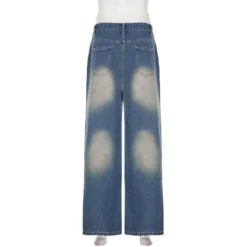 Women American Ripped Washed Loose Denim Straight Pants -Women Fashion Shop 31c6711c7869dfd5