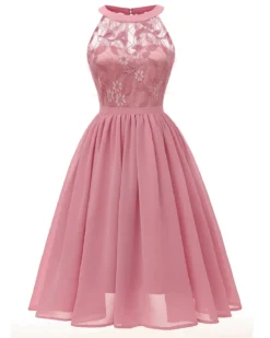 Spring Summer Chiffon Dress Sexy Lace Patchwork Dress Dress -Women Fashion Shop 3421ecd4a23deb5d