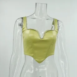 Summer Heart Sexy Beaded Women's Camisole Cropped Top -Women Fashion Shop 350fad41902a80d3