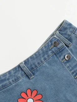 Women Multi-Color Floral Print Asymmetric Denim Skirt 15 Women Multi-Color Floral Print Asymmetric Denim Skirt -Women Fashion Shop 36f188c59ab08a9c