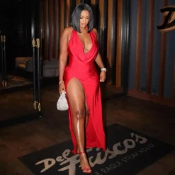 Women Sexy V Neck Halter Neck Backless Slit Bodycon Dress 24 Women Sexy V Neck Halter Neck Backless Slit Bodycon Dress -Women Fashion Shop 3afd185a4f0832bc