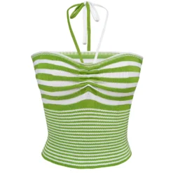 Women Strapless Striped Tank Top -Women Fashion Shop 3bd2c86da840c09d