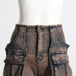 Stylish Casual Patchwork Multi-Pocket Denim Pants 31 Stylish Casual Patchwork Multi-Pocket Denim Pants -Women Fashion Shop 3c93dfebadfdf6cc