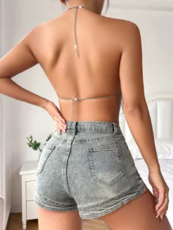 Summer Gem Tassel Chain Sexy Low Back Women Vest -Women Fashion Shop 3e7246c4946605cb