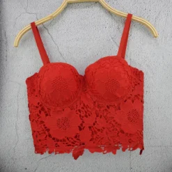 Women Straps Lace Crop Top -Women Fashion Shop 4281f3d5fd4bdcfb