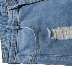 Women's Fashion Autumn Trendy High Waist Slim Fit Denim Tassel Ripped Wide Leg Pants -Women Fashion Shop 44bb53f690832522