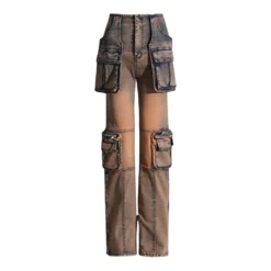 Stylish Casual Patchwork Multi-Pocket Denim Pants 35 Stylish Casual Patchwork Multi-Pocket Denim Pants -Women Fashion Shop 46078742c14c28ef