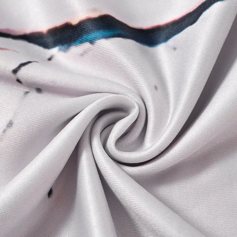 Women's Autumn Fashion Casual Printed Long Sleeve Round Neck Flowing Sleeve Hem Sexy Dress 9 Women's Autumn Fashion Casual Printed Long Sleeve Round Neck Flowing Sleeve Hem Sexy Dress - Image 7