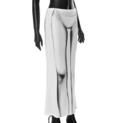 Women's Autumn Street Sexy Body Pattern Print Slim Bodycon Long Skirt -Women Fashion Shop 46fcb413d9ee33cb