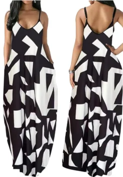 Sexy Fashion Summer Loose Sleeveless Suspender Dress For Women -Women Fashion Shop 475667ef1e693914