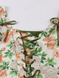 Summer Women French Floral Suspender Dress -Women Fashion Shop 47f58093014660d3