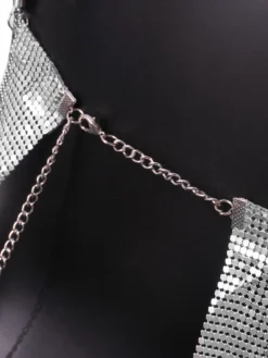 Women Sexy Camisole Tassel Chain Halter Neck Backless Top -Women Fashion Shop 492ed820ad701a4f