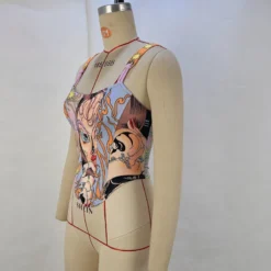 Women Printed Waist Camisole Top -Women Fashion Shop 49390c670536040d