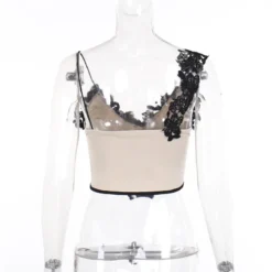 Spring Women's Vest Sexy Chic Slim Fit Lace Irregular Tunic Top 33 Spring Women's Vest Sexy Chic Slim Fit Lace Irregular Tunic Top -Women Fashion Shop 4a0db736957b61d9