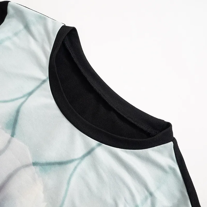 Women's Autumn Fashion Casual Print Long Sleeve Slim Round Neck Short Dress 9 Women's Autumn Fashion Casual Print Long Sleeve Slim Round Neck Short Dress - Image 7