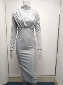 Women Fall Trendy Solid Long Sleeve Dress -Women Fashion Shop 4cf01e7472d67914